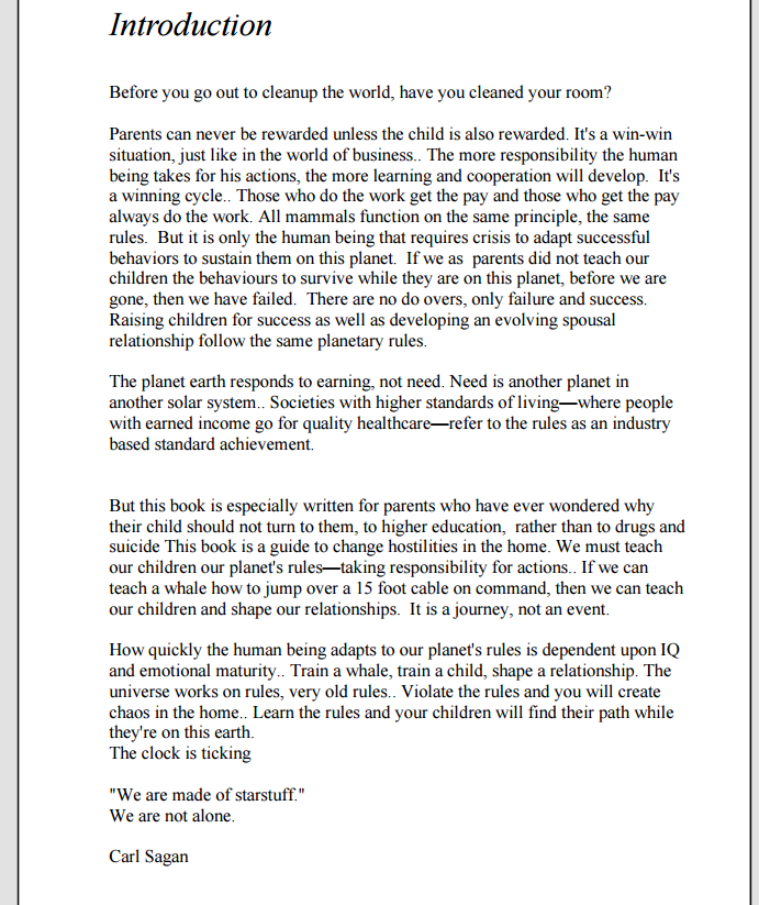 15 Rules for Defiant Children and Chaotic Relationships